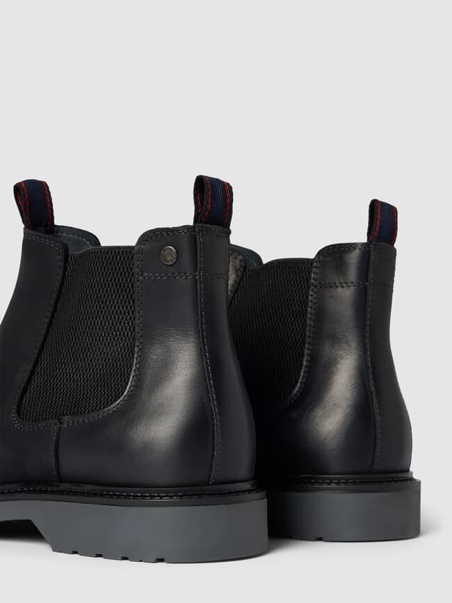 

Ботинки челси из смесовой кожи модель "LEYTON" Jack & Jones, темно-серый