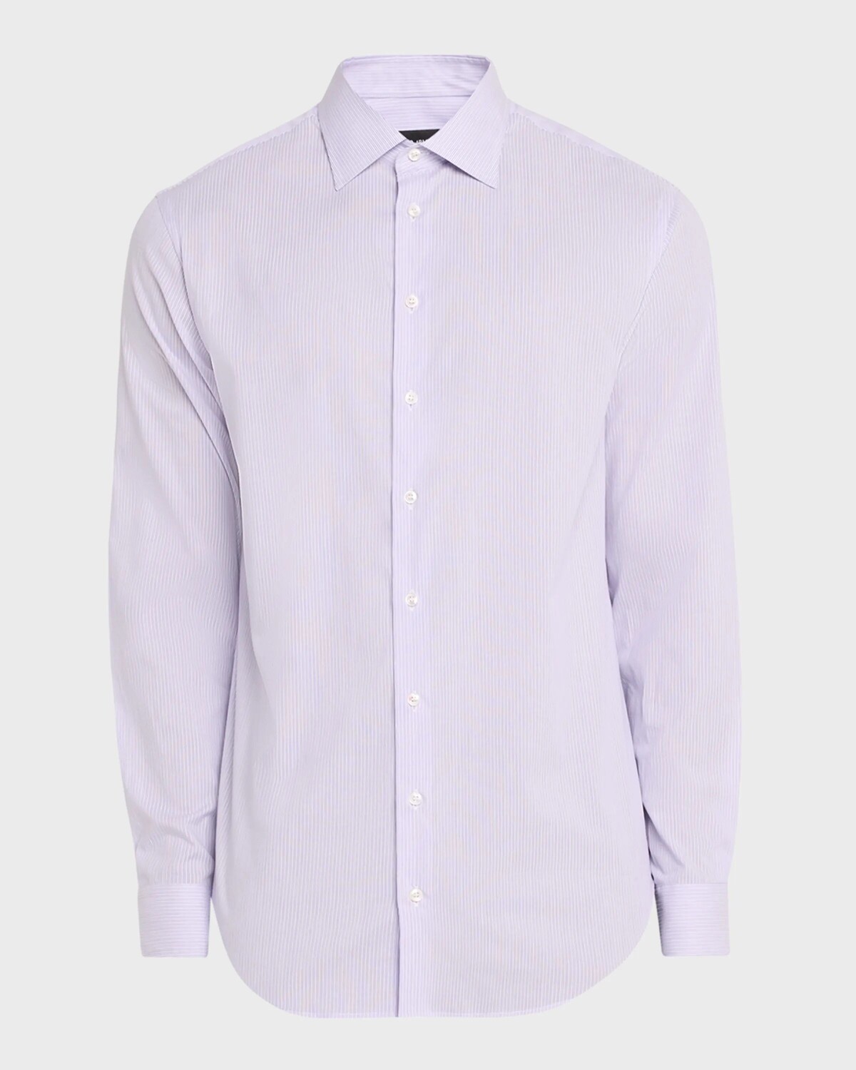 

Мужская классическая рубашка в микрополоску Giorgio Armani, цвет Medium Purple