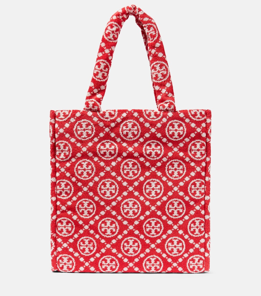 

Хлопковая махровая сумка-тоут с логотипом Tory Burch, разноцветный