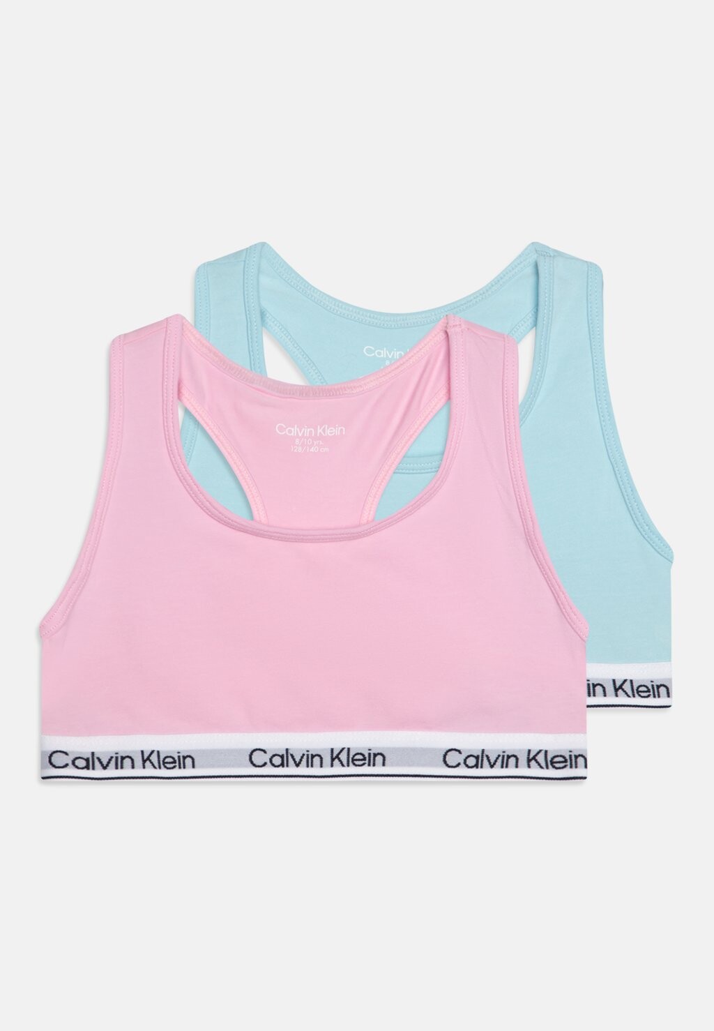

Бюстье Bralette 2 Pack Calvin Klein Underwear, цвет tearose mauve/powder sky