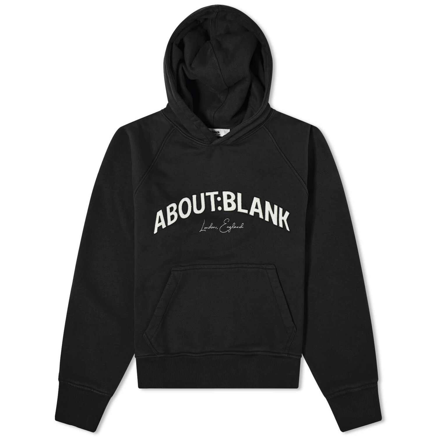 

Худи About:Blank College Logo Hoodie, цвет Black & Ecru