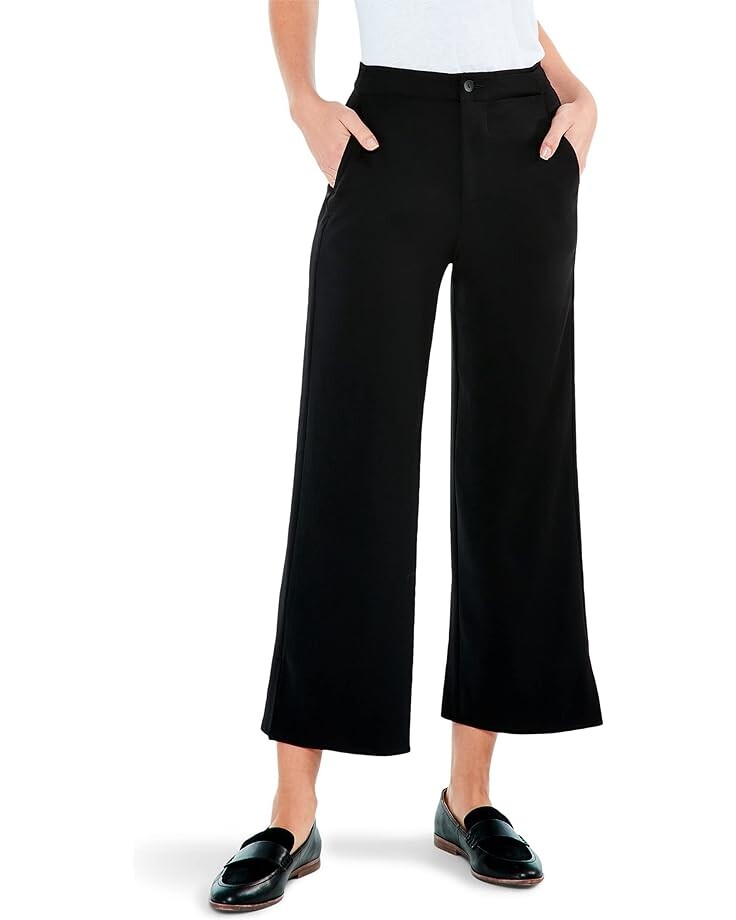 

Брюки NIC+ZOE Evening Drape Wide Leg, черный