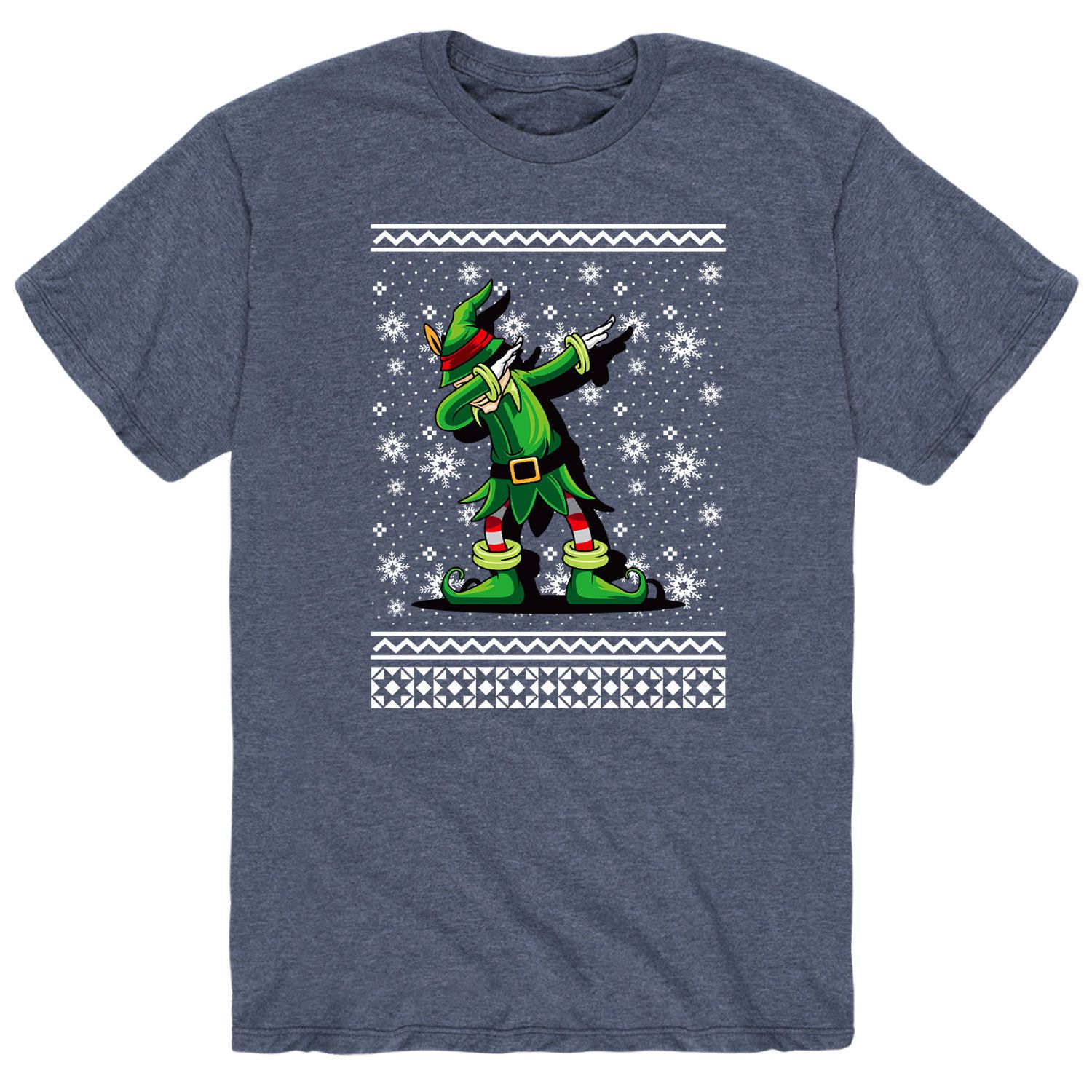Мужская футболка «Рождественский эльф» Licensed Character