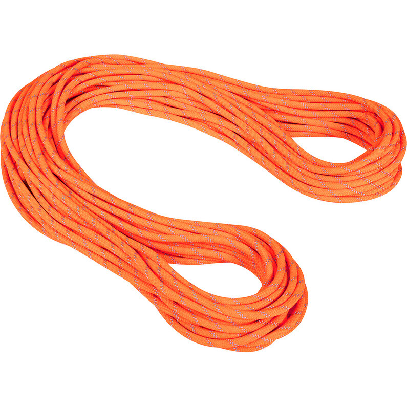 

95 Альпийская веревка для сухого лазания Mammut, цвет Safety Orange-Zen