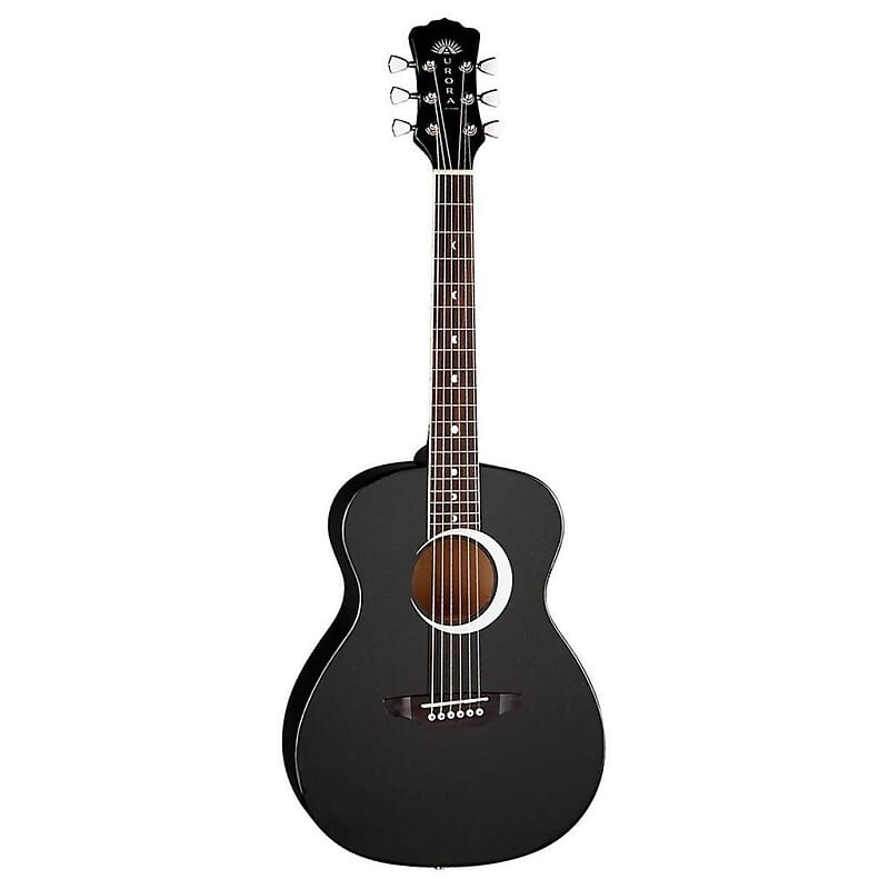 

Акустическая гитара Luna Aurora Borealis 3/4-Size Acoustic Guitar - Black Pearl, AR BOR BLK