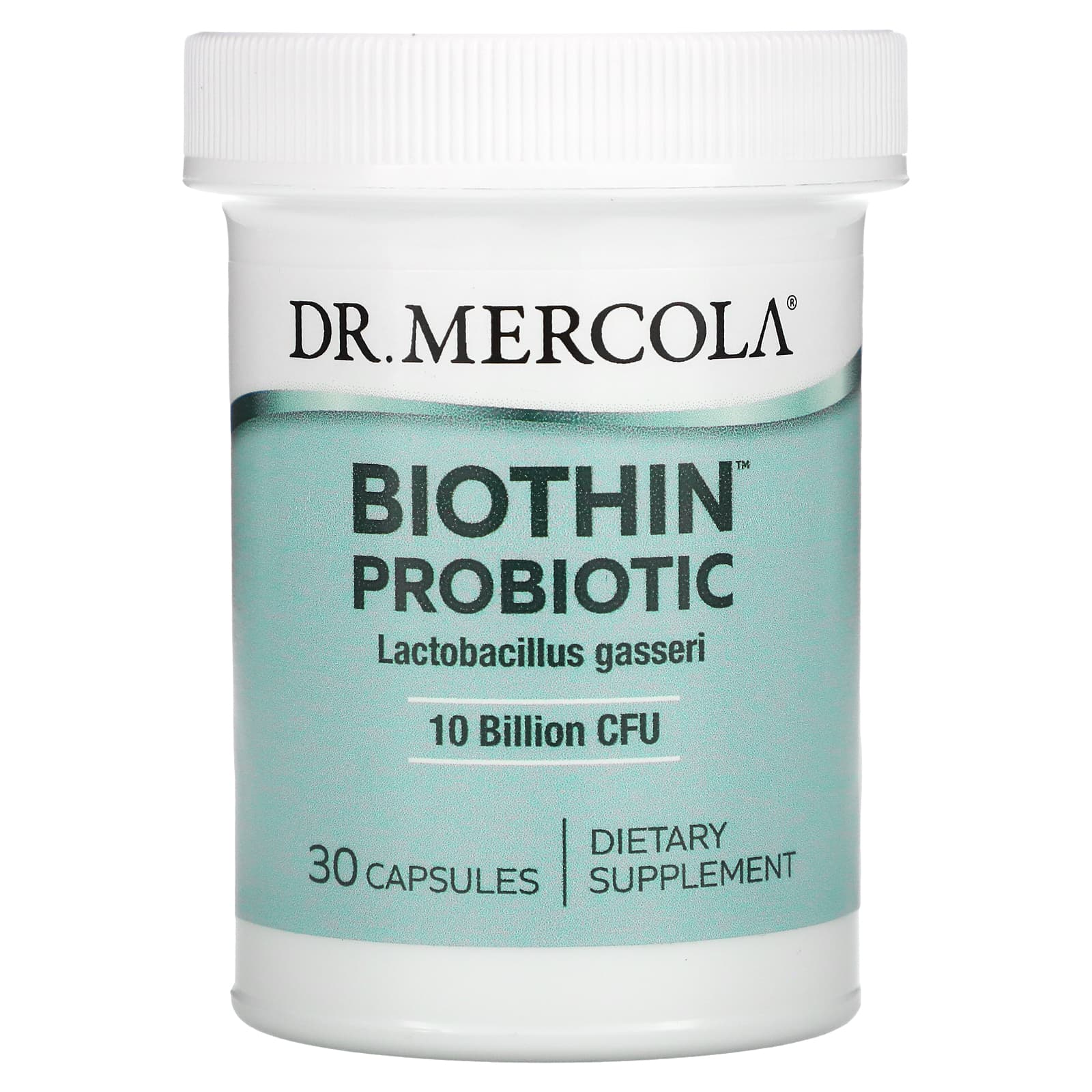 Dr. Mercola Биотиновый пробиотик лактобактерии гассери 10 млрд КОЕ 30 капсул dr mercola complete spore restore 4 млрд кое 30 капсул