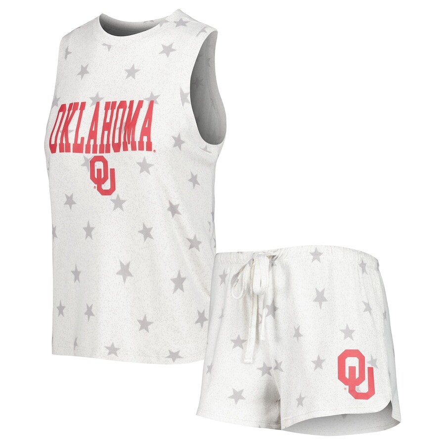 

Пижамный комплект Concepts Sport Oklahoma Sooners, кремовый