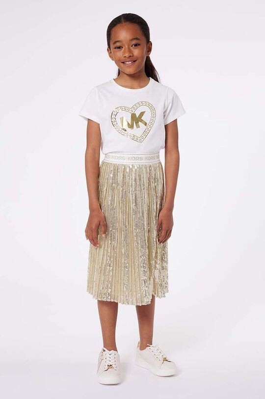 

Michael Kors Хлопковый лонгслив для детей, белый