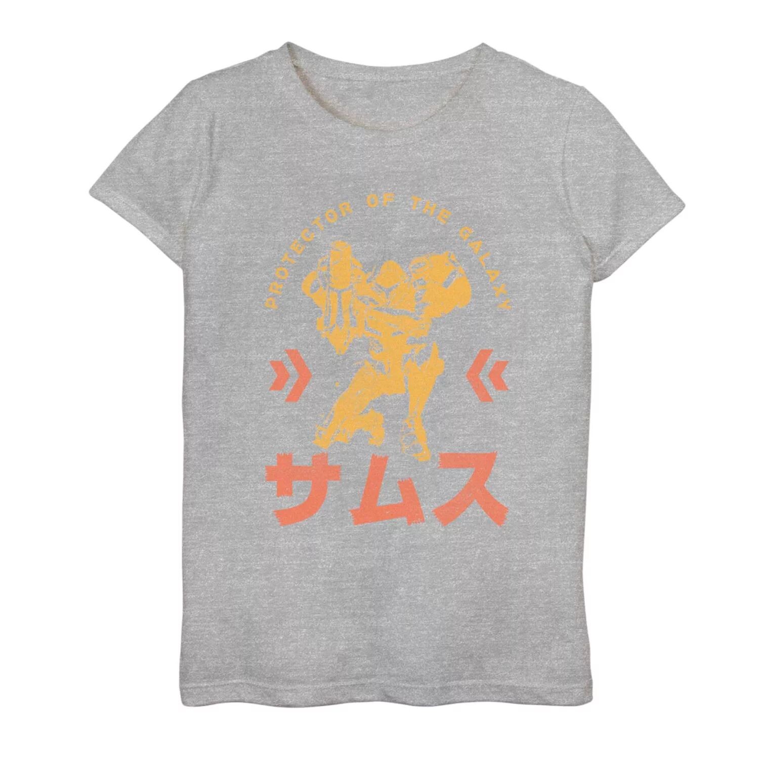 

Футболка Nintendo Metroid Samus Protector Of The Galaxy для девочек 7–16 лет Licensed Character