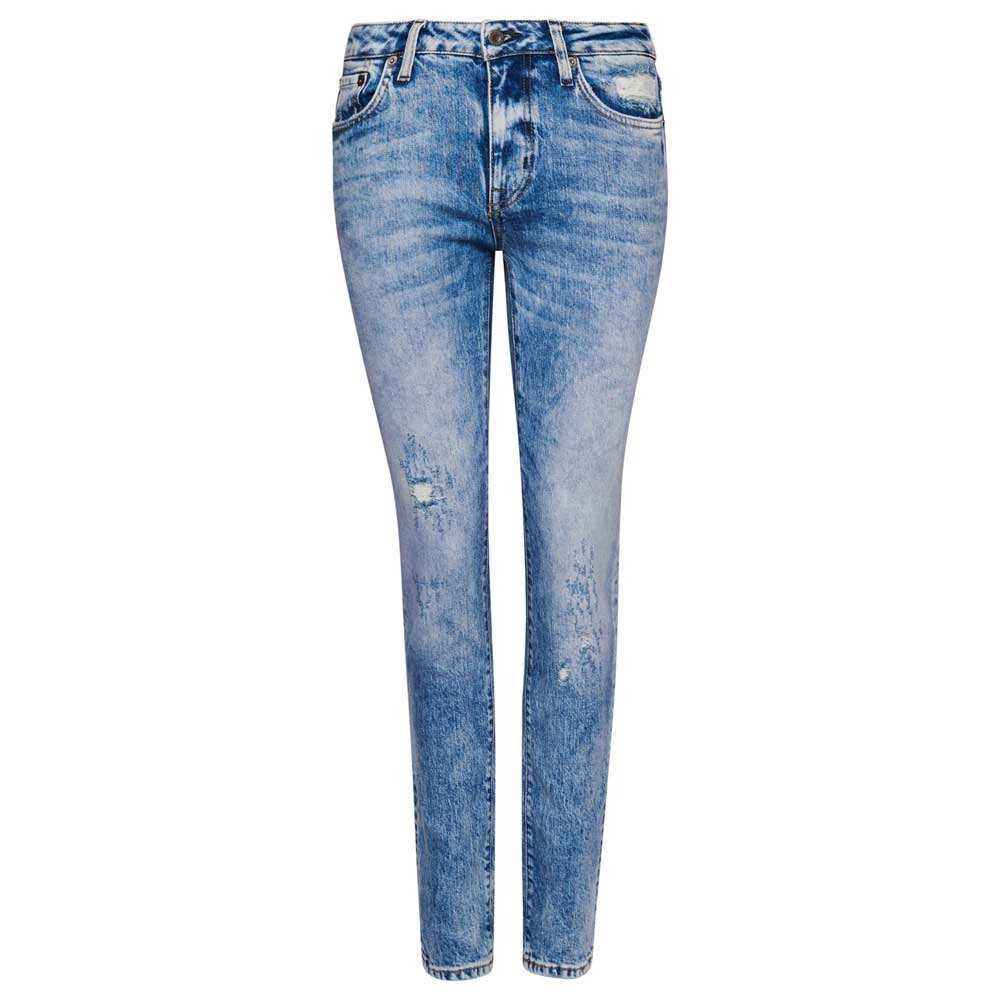 

Джинсы Superdry Vintage Mid Rise Slim, синий