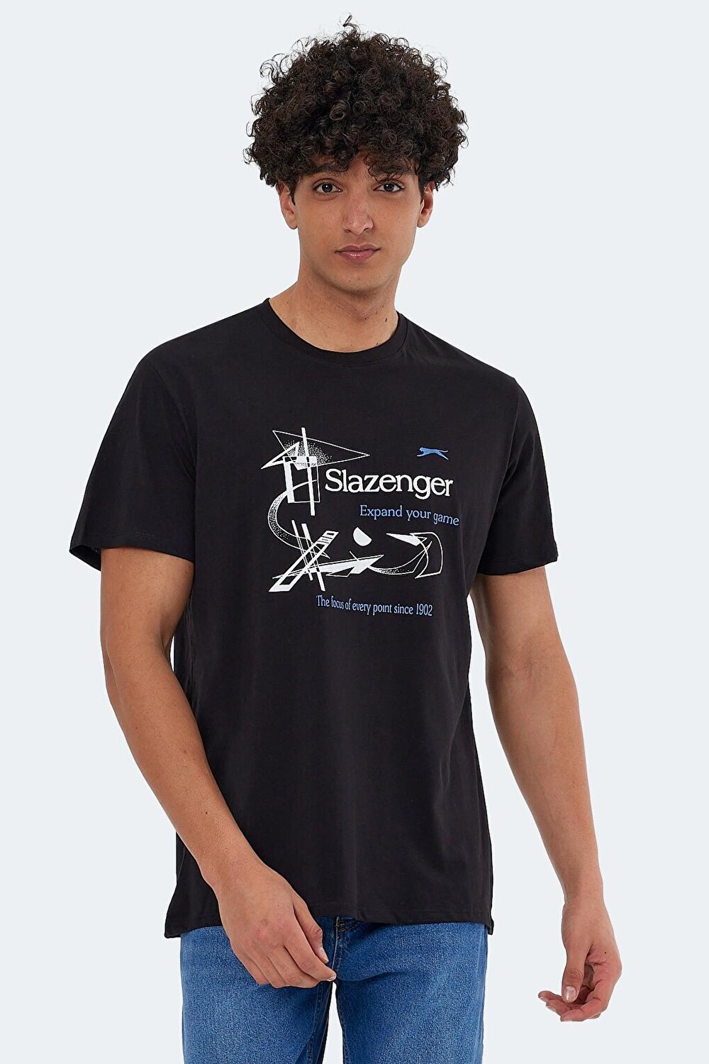 

Футболка мужская KARNEN OVER черная SLAZENGER, Черный