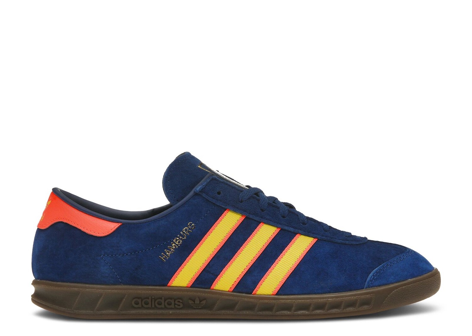 

Кроссовки adidas Hamburg 'Collegiate Royal Bright Yellow', синий