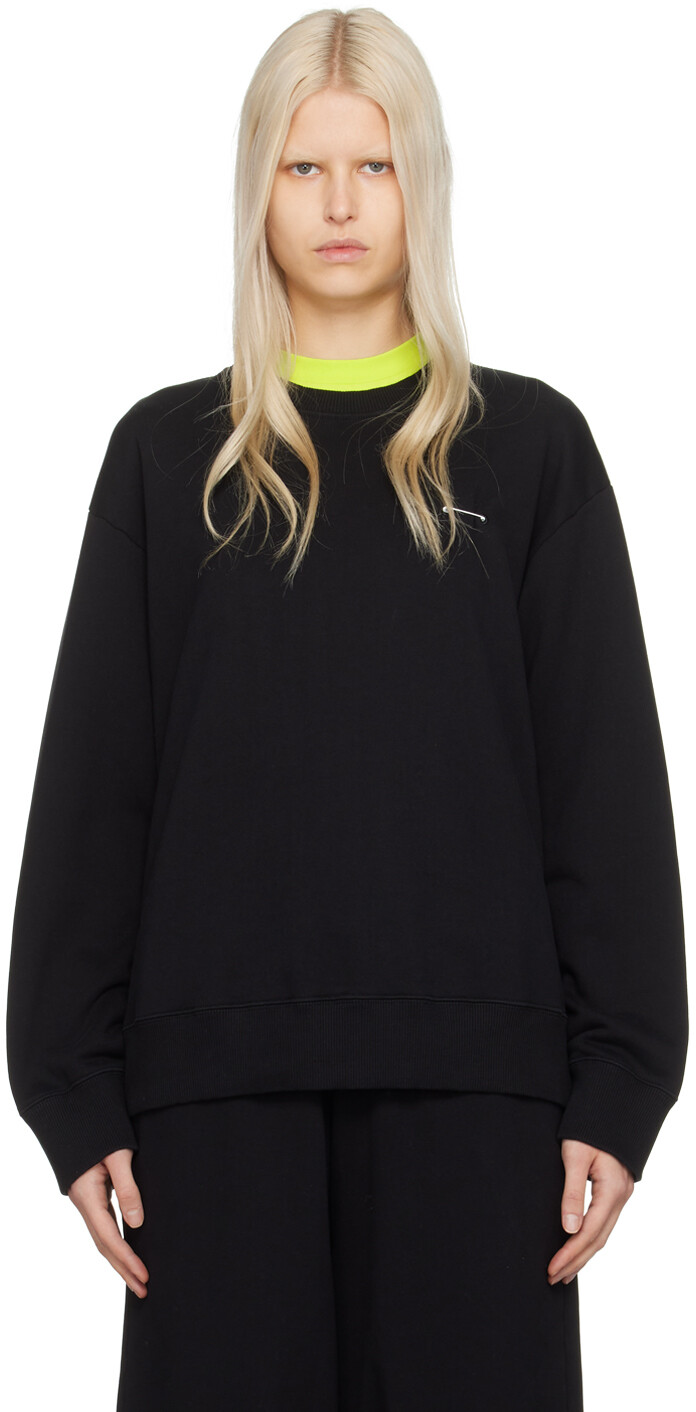 

Черный свитшот с булавкой Mm6 Maison Margiela, цвет Black