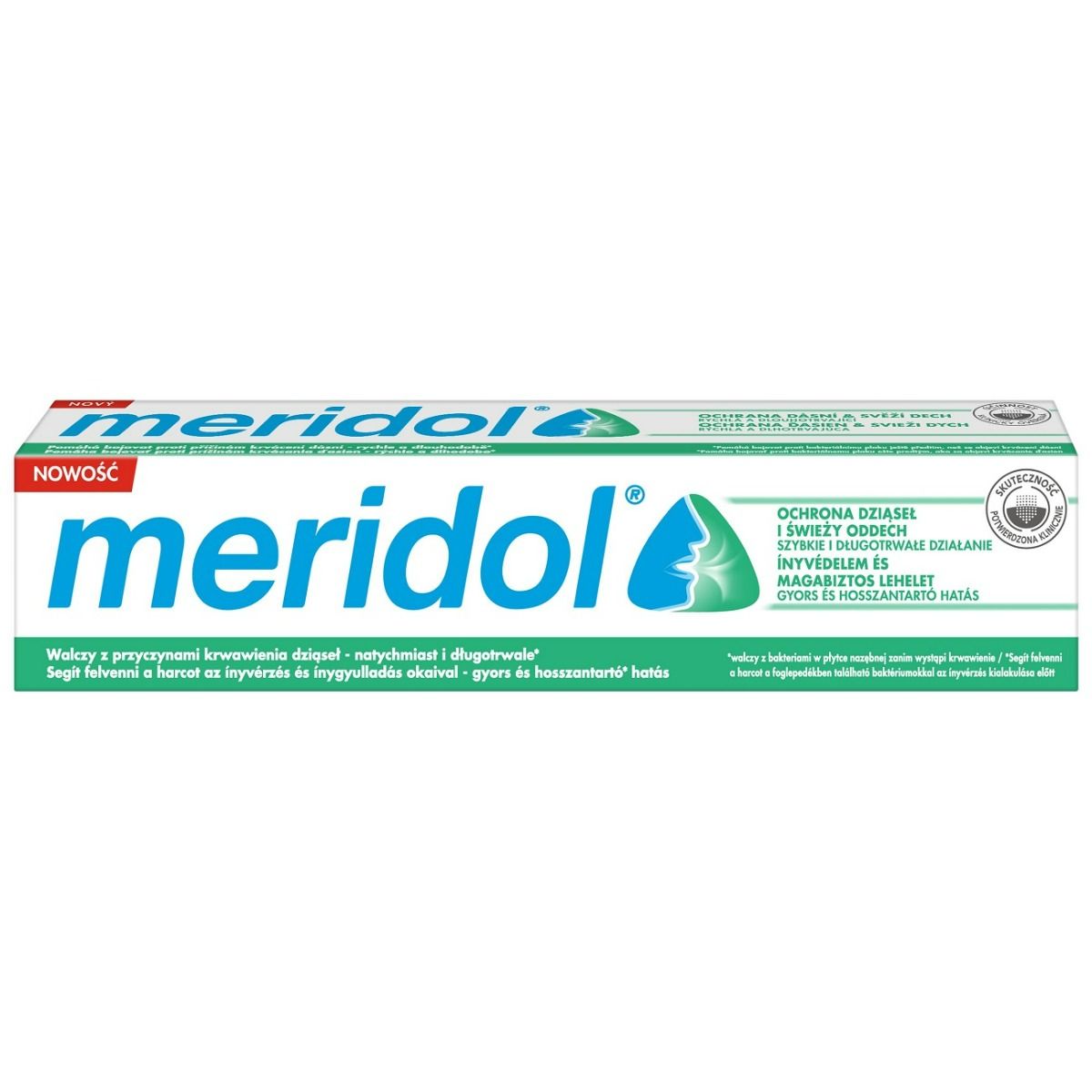 Meridol Ochrona Dziąseł i Świeży Oddech Зубная паста, 75 ml цена и фото