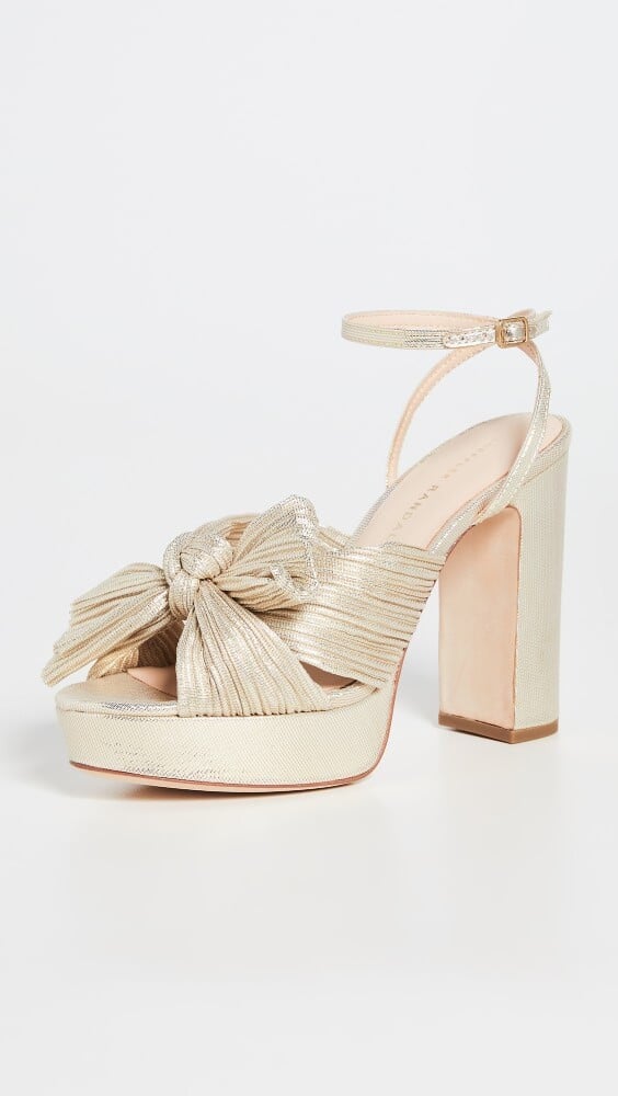 

Сандалии Loeffler Randall Natalia Platform Pleated Bow Heels