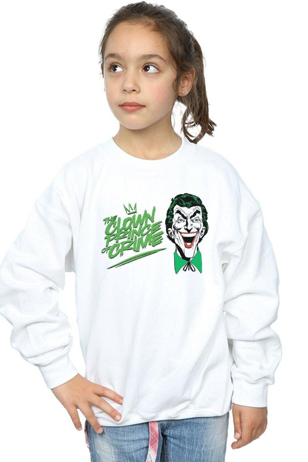 

Толстовка Batman Joker The Clown Prince Of Crime DC Comics, белый