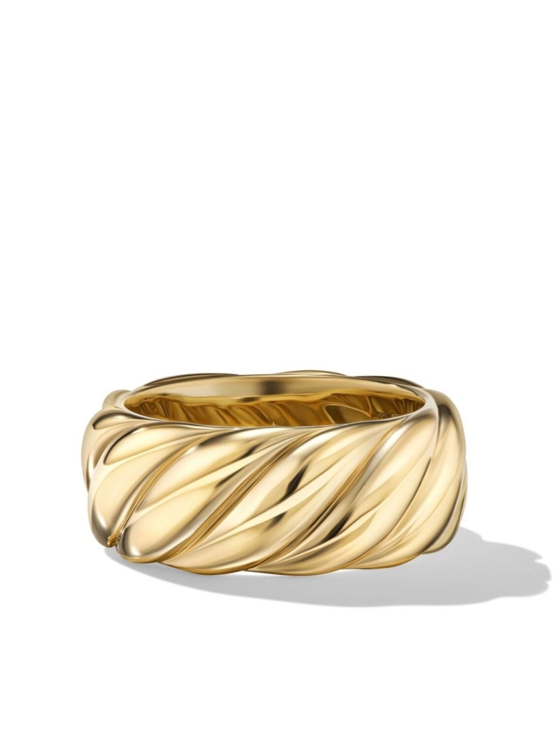 

Кольцо Sculpted Cable из желтого золота David Yurman, золотой