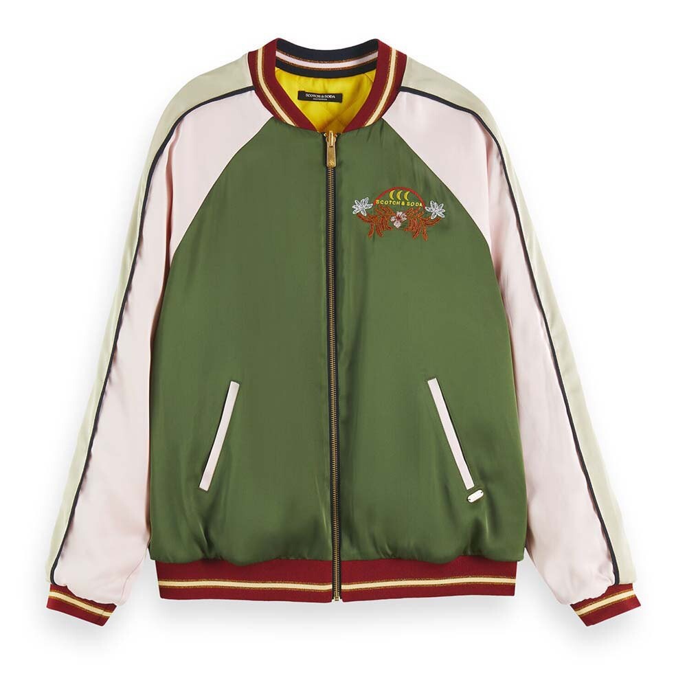 

Куртка Scotch & Soda 173127 Bomber, зеленый