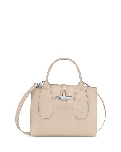 

Миниатюрная сумка Roseau с верхней ручкой Longchamp, цвет Ivory/Cream