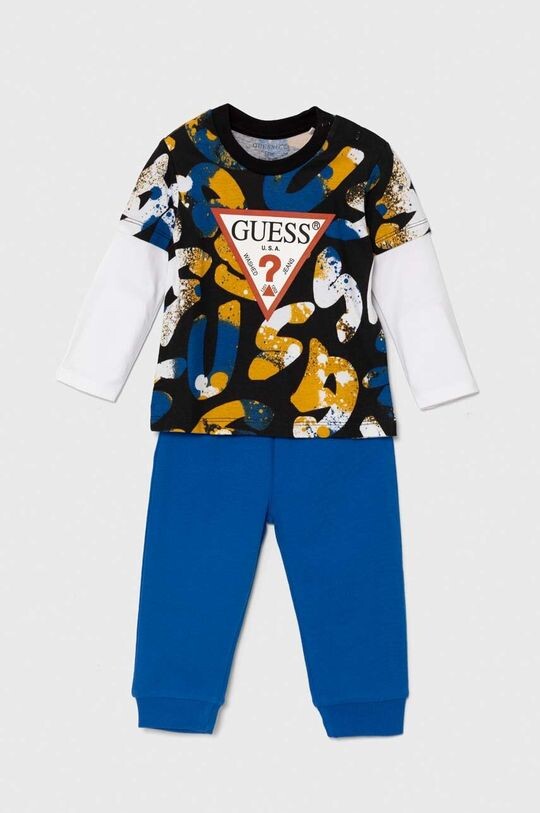 

Детский комплект из хлопка Guess, темно-синий