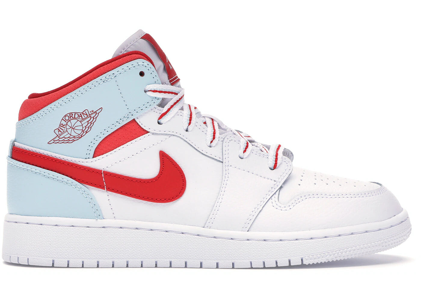

Кроссовки Jordan 1 Mid White Topaz Mist