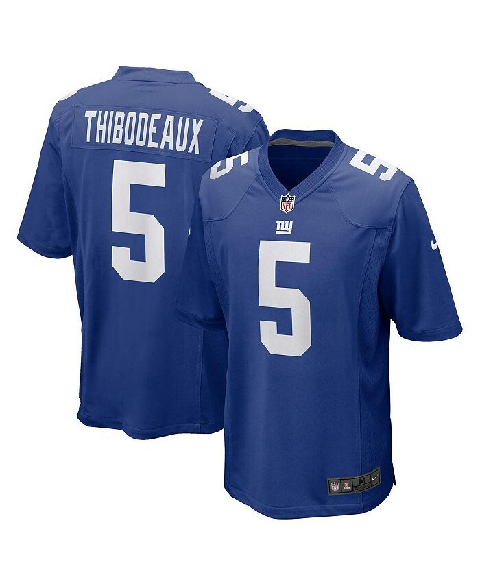 

Мужское игровое джерси Kayvon Thibodeaux Royal New York Giants Player Nike, синий