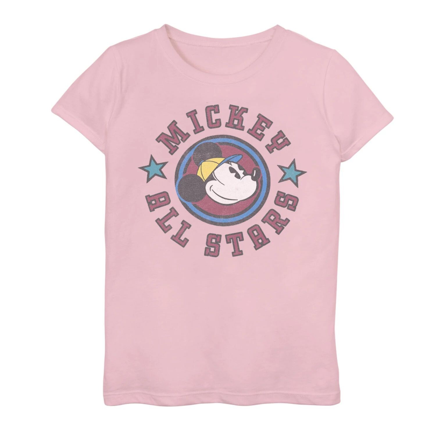 

Футболка с логотипом Mickey Mouse All Stars Circle для девочек 7–16 лет Licensed Character
