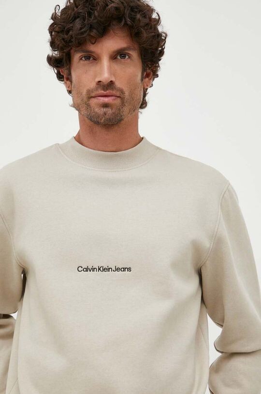 

Фуфайка Calvin Klein Jeans, бежевый