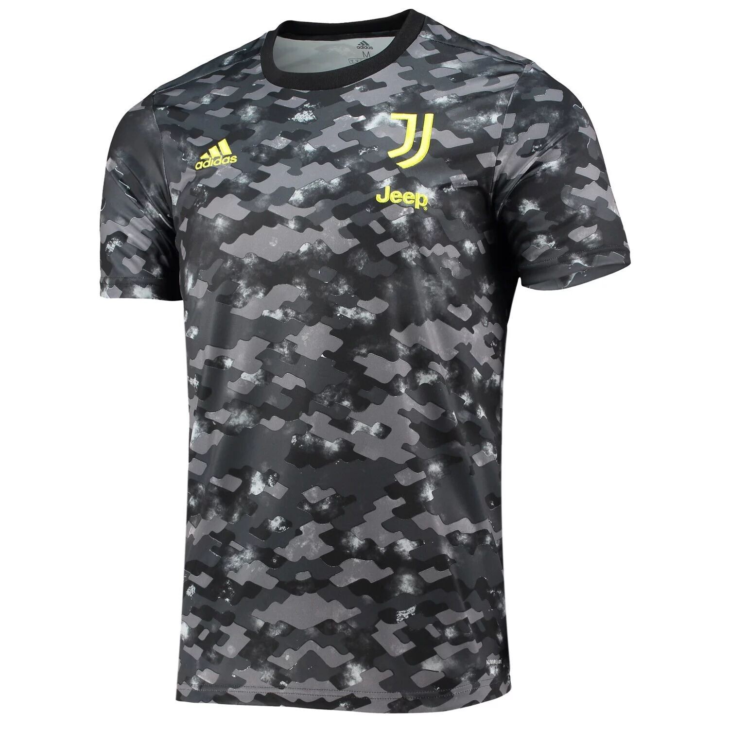 

Мужская черная предматчевая майка adidas Juventus 2021/22