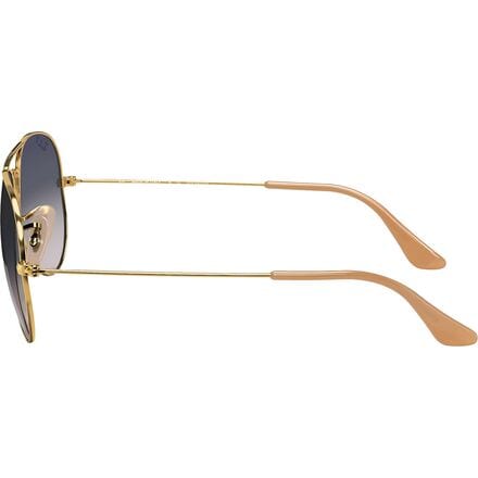 Солнцезащитные очки-авиаторы с градиентом Ray-Ban, цвет Gold/Blue Gradient Grey