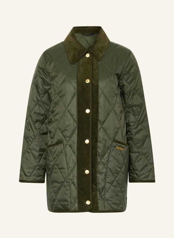 

Стеганая куртка highcliffe Barbour, хаки