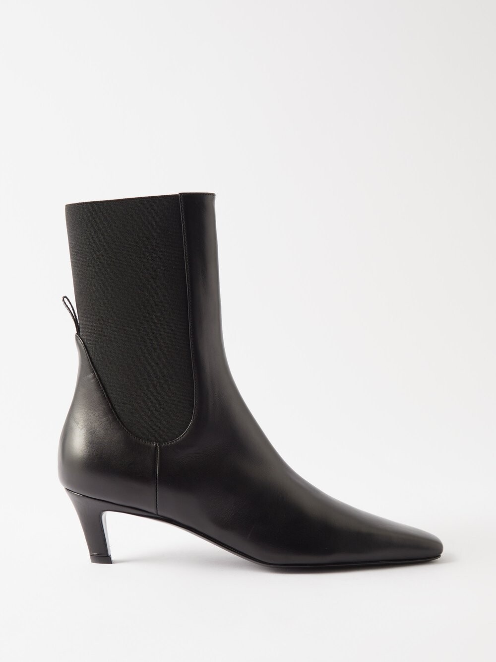 

Кожаные ботильоны mid heel 60 Toteme, черный