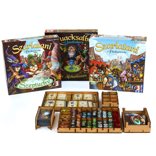 

Коробка для хранения настольных игр E-Raptor Insert The Quacks Of Quedlinburg + Expansions