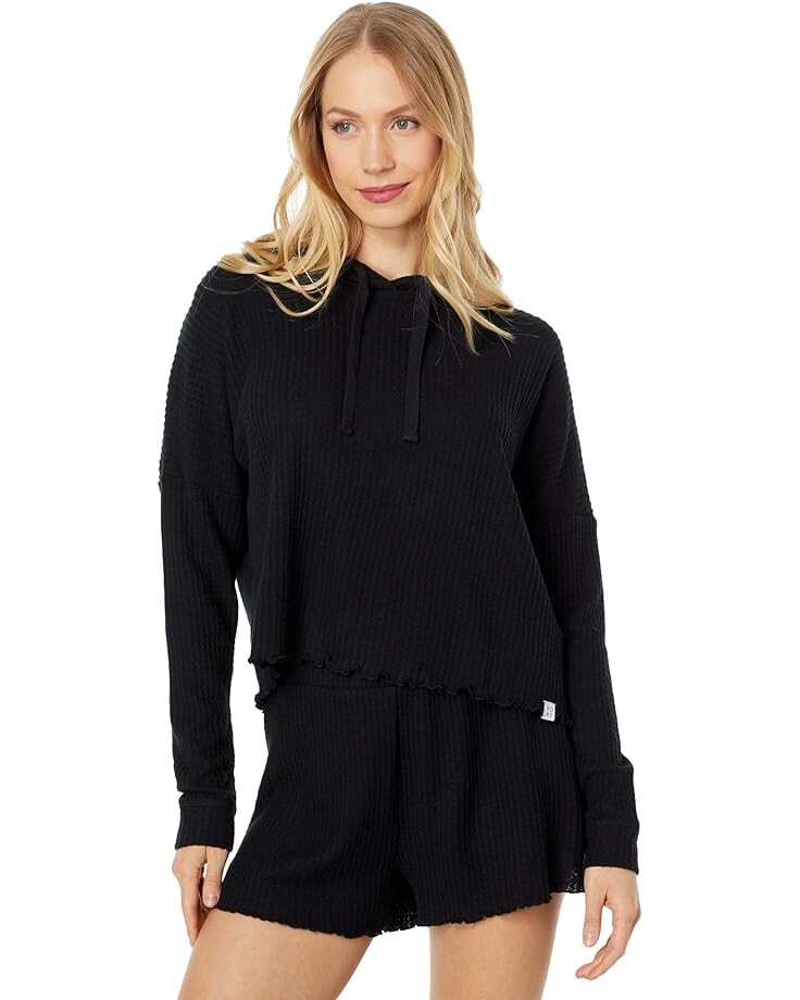 

Толстовка Roxy Twilight Mood Cozy Thermal Hooded, цвет Anthracite