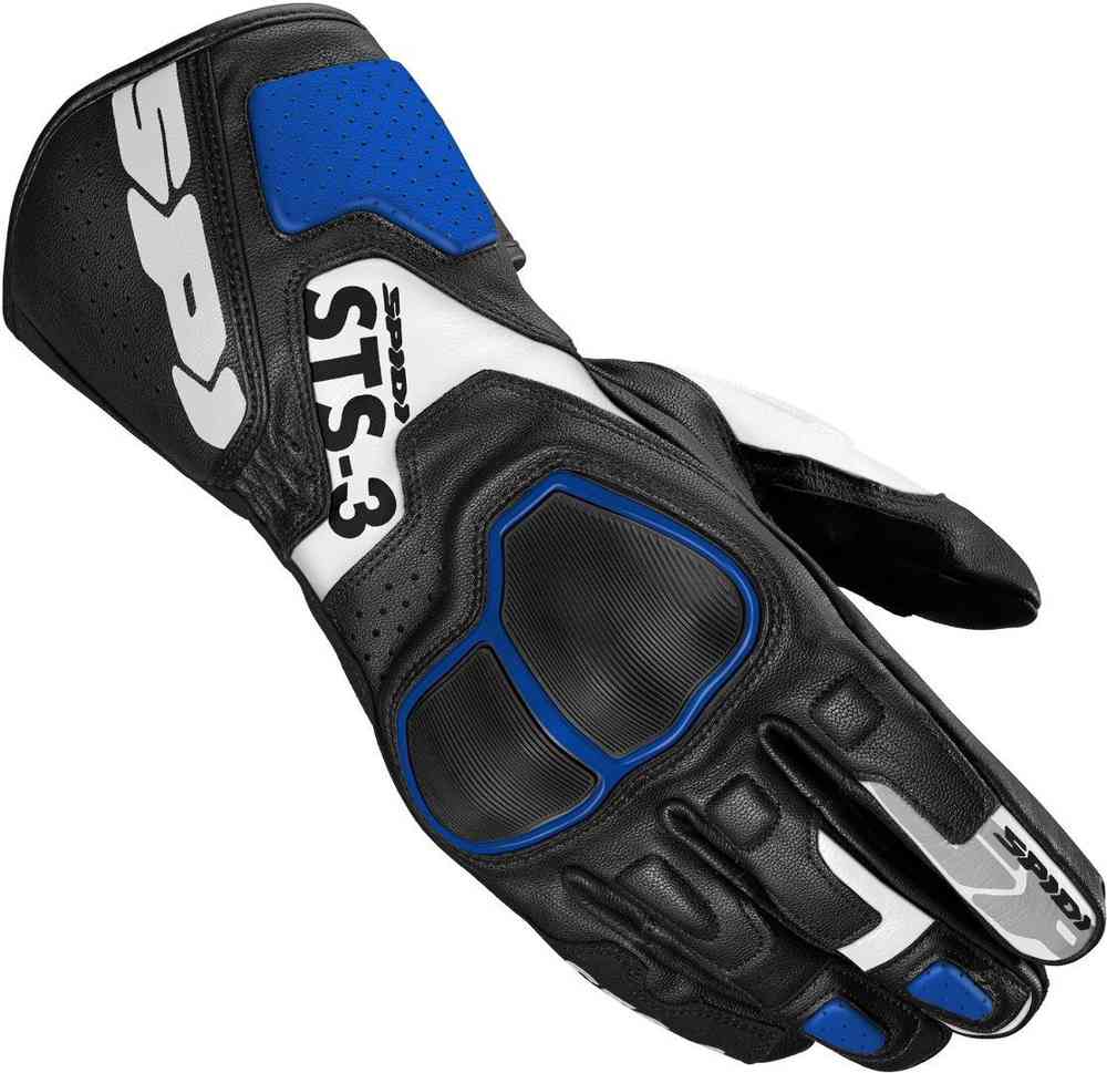 Мотоциклетные перчатки STS-3 Spidi, черный/синий фото