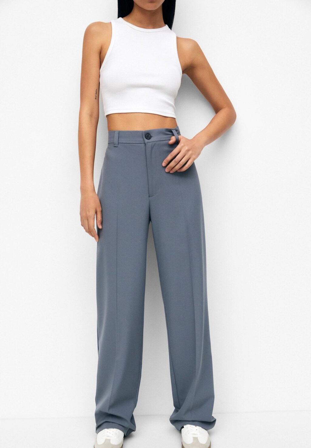 

Брюки PULL&BEAR, Серый