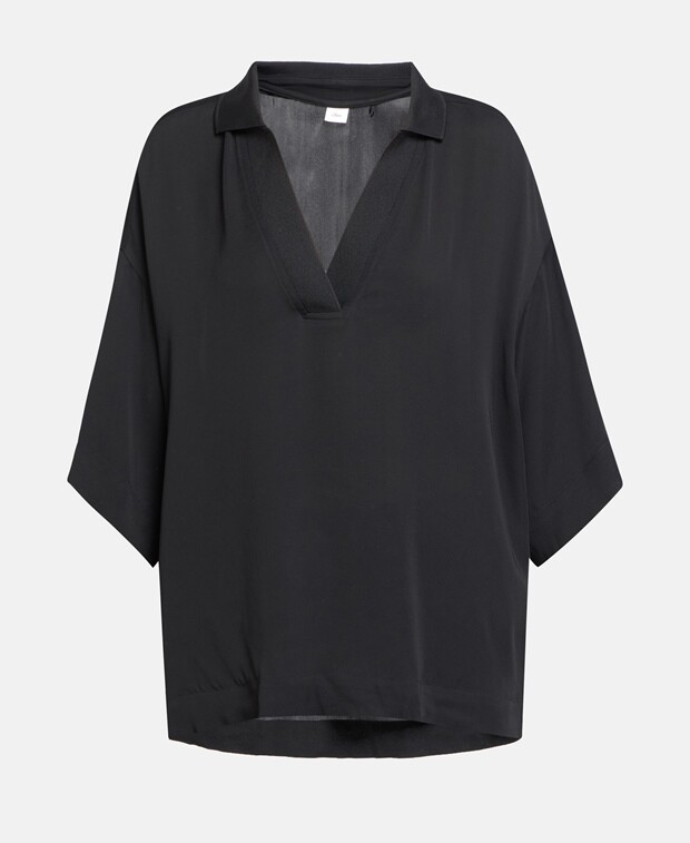 

Рубашка блузка S.Oliver Black Label, черный