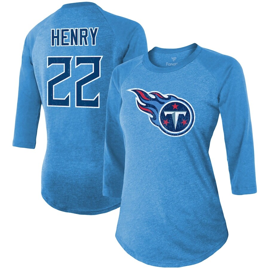 

Футболка с именем и номером Majestic Threads Tennessee Titans, синий