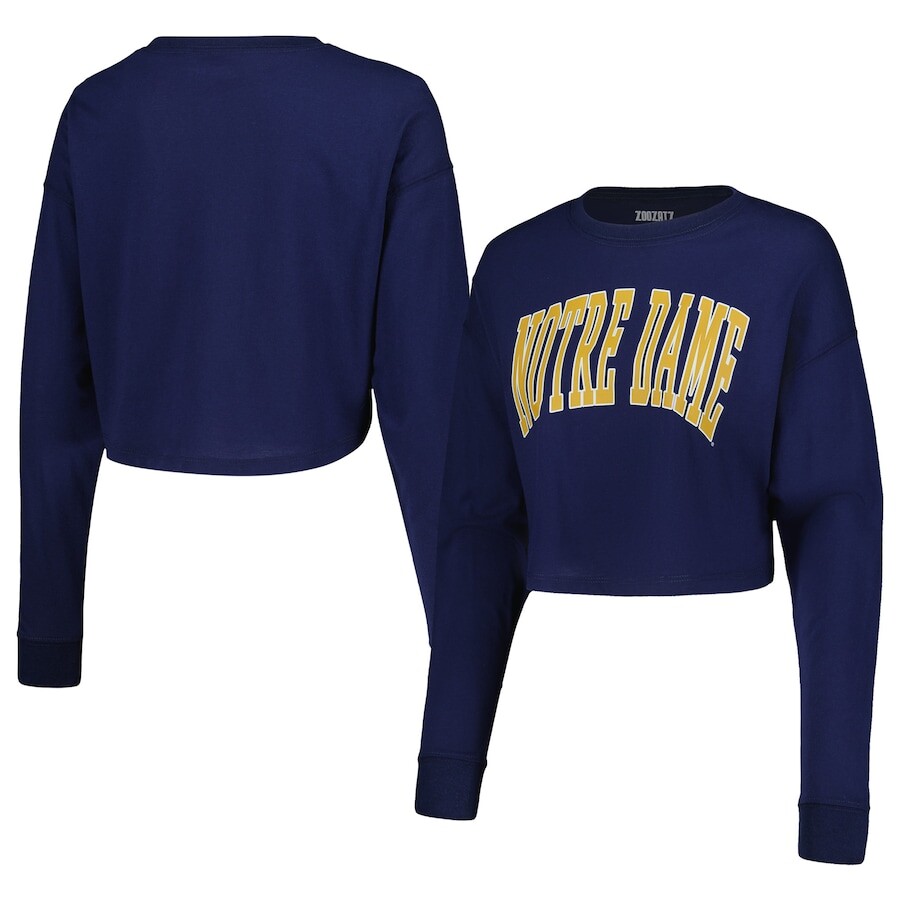 

Футболка с длинным рукавом ZooZatz Notre Dame Fighting Irish, нави