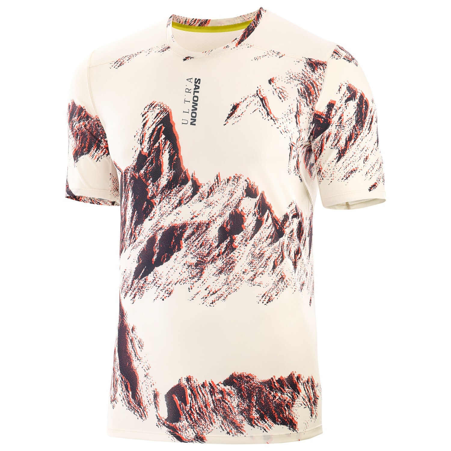 

Беговая рубашка Salomon S/Lab Ultra François D'Haene Tee, цвет Vanilla Ice/Print