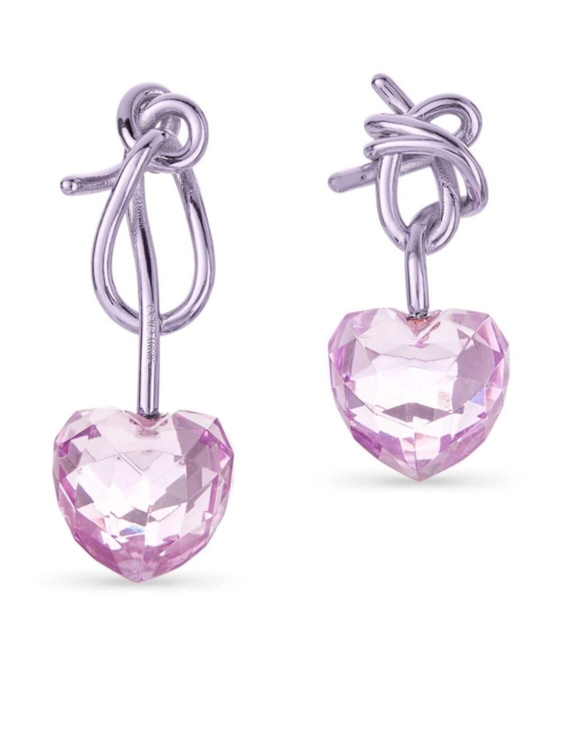 

Серьги-подвески Faceted Jimmy Choo, фиолетовый