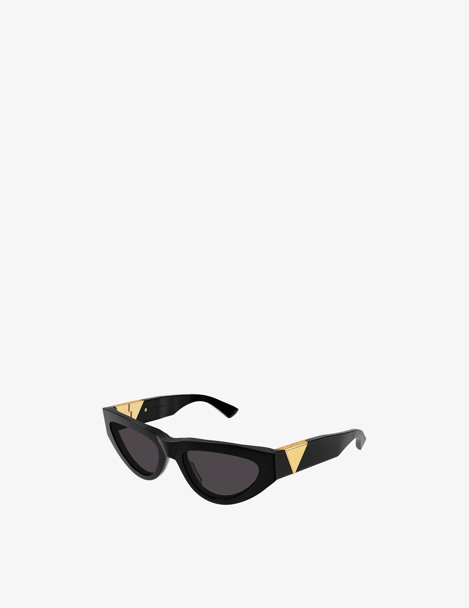 Солнцезащитные очки BV1176S в кошачьем глазу Bottega Veneta, цвет Shiny Black