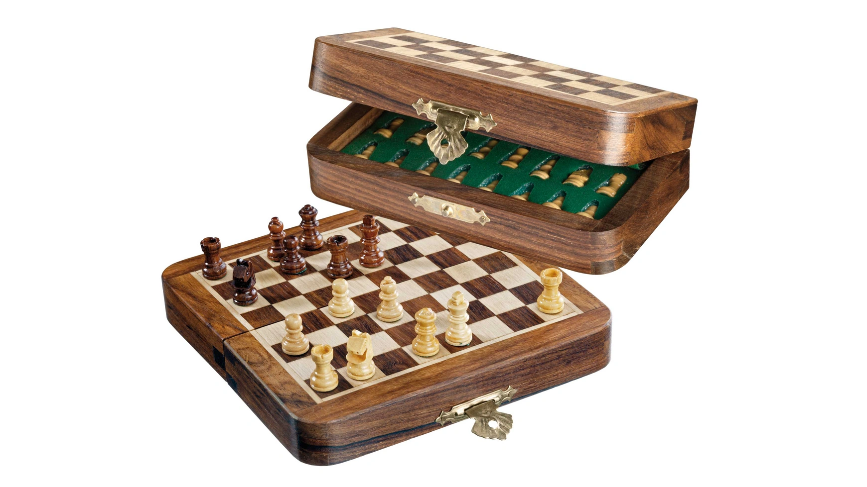 Дорожные мини-шахматы, магнитные, поле 12 мм 2719 Philos-Spiele