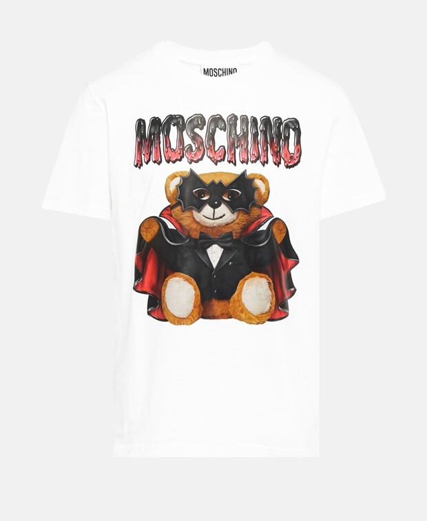 

Футболка Moschino, цвет Wool White