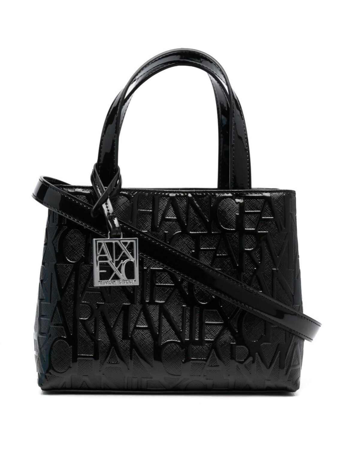 

Armani Exchange сумка-тоут с логотипом, черный