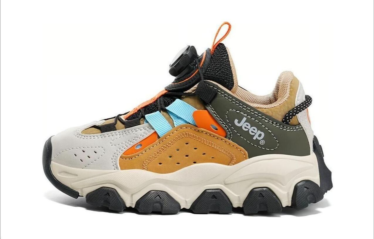 

Кроссовки Jeep Kids Lifestyle Shoes Kids Low-top Grey/Orange/Black, коричневый