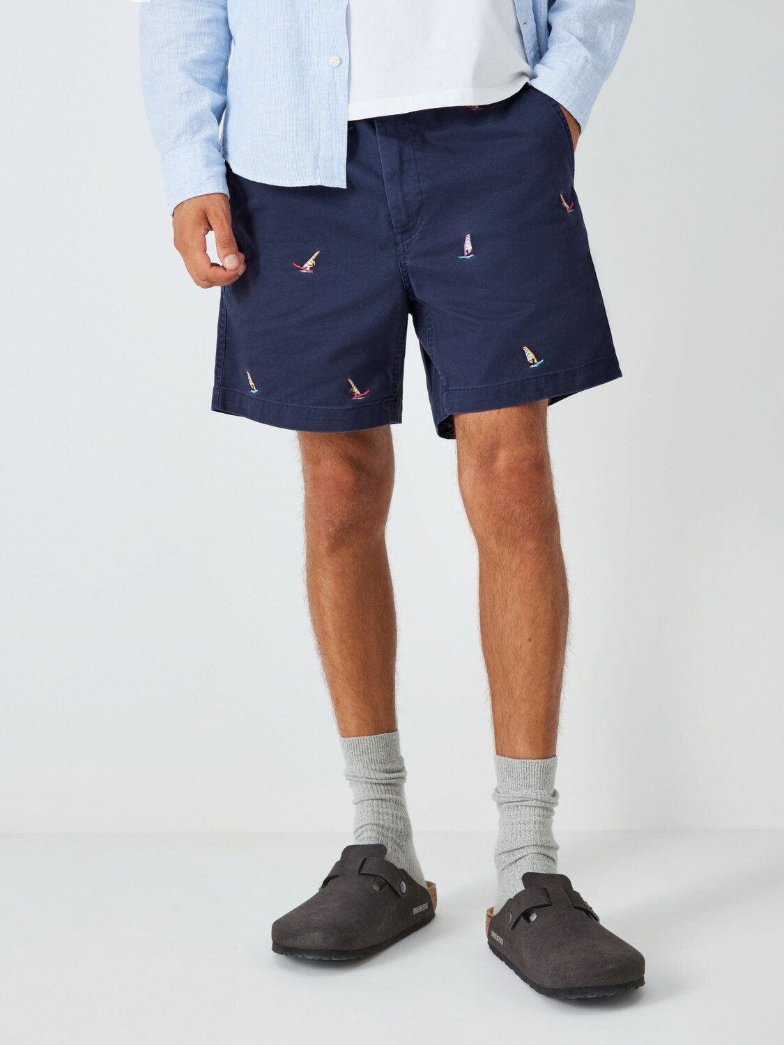 

Шорты с внутренним швом Polo Ralph Lauren, 6 дюймов, темно-синий/разноцветный
