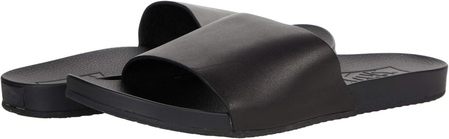 

Сандалии на плоской подошве Decon Slide Vans, цвет (Leather) Black