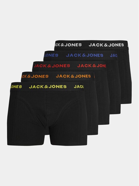 

Комплект из 5 боксеров Jack&Jones, черный