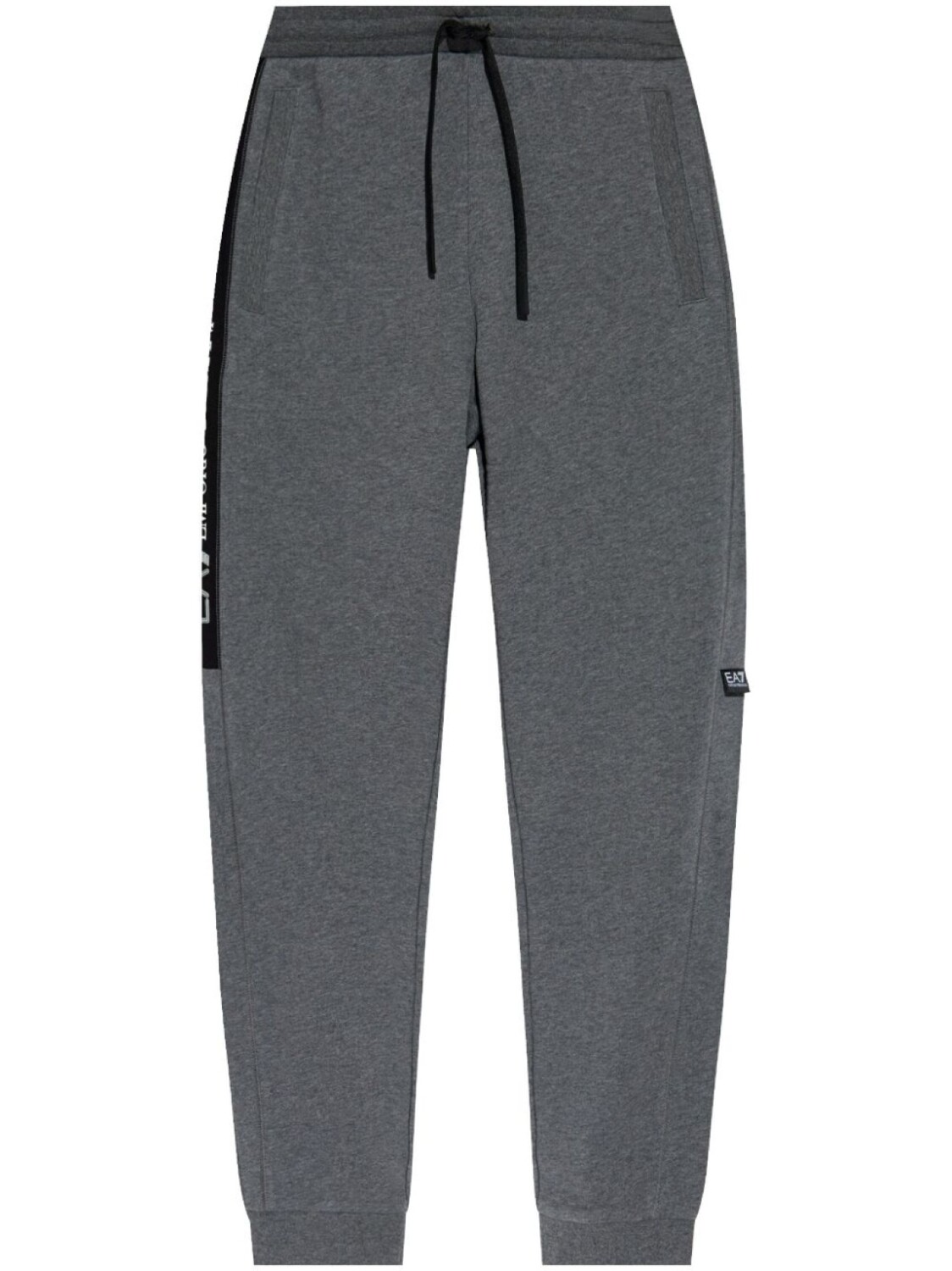 

Ea7 Emporio Armani спортивные брюки с нашивкой-логотипом, серый